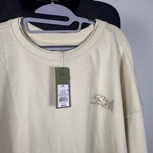Goodfellow | Men Crew Neck Sweater‎ in Cream Color